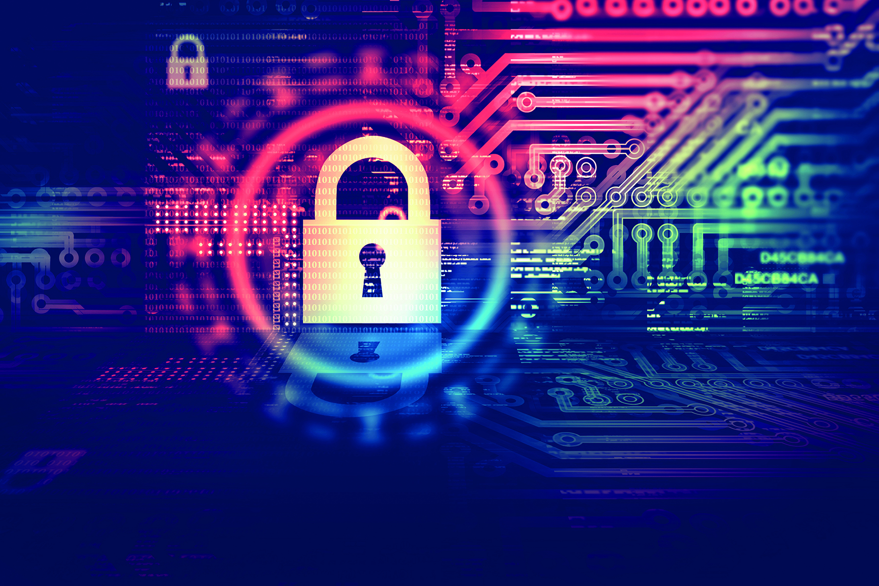 Digital security concept Pollards Print